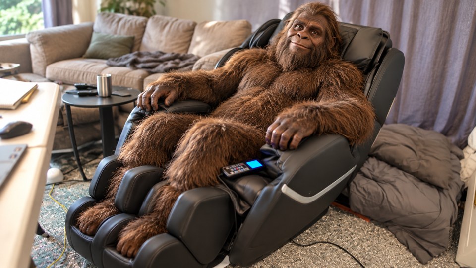 Bigfoot’s massage-chair pick — Bigfoot found his favorite seat. Explore the BestMassage chair on Amazon.