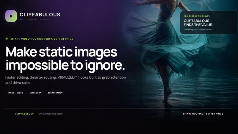 Clipfabulous — Create images, videos and scroll-stopping campaigns.